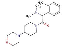 N,N-dimethyl-1-(2-methylphenyl)-2-[4-(4-morpholinyl)-1-piperidinyl]-2-oxoethanamine