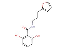 N-[3-(2-furyl)propyl]-2,6-dihydroxybenzamide