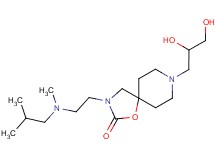 8-(2,3-dihydroxypropyl)-3-{2-[isobutyl(methyl)amino]ethyl}-1-oxa-3,8-diazaspiro[4.5]decan-2-one