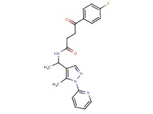 4-(4-fluorophenyl)-N-{1-[5-methyl-1-(2-pyridinyl)-1H-pyrazol-4-yl]ethyl}-4-oxobutanamide