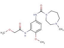 N-{4-methoxy-3-[(methoxyacetyl)amino]phenyl}-4-methyl-1,4-diazepane-1-carboxamide