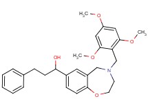 3-phenyl-1-[4-(2,4,6-trimethoxybenzyl)-2,3,4,5-tetrahydro-1,4-benzoxazepin-7-yl]-1-propanol