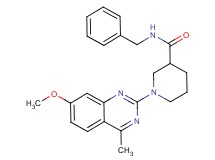 N-benzyl-1-(7-methoxy-4-methyl-2-quinazolinyl)-3-piperidinecarboxamide