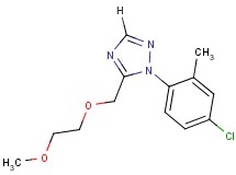 1-(4-chloro-2-methylphenyl)-5-[(2-methoxyethoxy)methyl]-1H-1,2,4-triazole