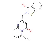 6-methyl-2-[(3-oxo-1,2-benzisothiazol-2(3H)-yl)methyl]-4H-pyrido[1,2-a]pyrimidin-4-one