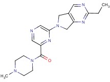 2-ethyl-6-{6-[(4-methylpiperazin-1-yl)carbonyl]pyrazin-2-yl}-6,7-dihydro-5H-pyrrolo[3,4-d]pyrimidine