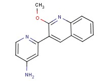 2-(2-methoxyquinolin-3-yl)pyridin-4-amine