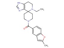 5-ethyl-1'-[(2-methyl-1-benzofuran-5-yl)carbonyl]-1,5,6,7-tetrahydrospiro[imidazo[4,5-c]pyridine-4,4'-piperidine]