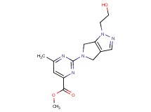 methyl 2-[1-(2-hydroxyethyl)-4,6-dihydropyrrolo[3,4-c]pyrazol-5(1H)-yl]-6-methylpyrimidine-4-carboxylate