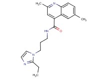 N-[3-(2-ethyl-1H-imidazol-1-yl)propyl]-2,6-dimethyl-4-quinolinecarboxamide