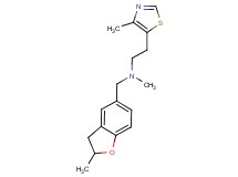 N-methyl-N-[(2-methyl-2,3-dihydro-1-benzofuran-5-yl)methyl]-2-(4-methyl-1,3-thiazol-5-yl)ethanamine