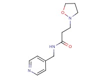 3-(2-isoxazolidinyl)-N-(4-pyridinylmethyl)propanamide