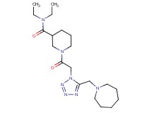 1-{[5-(1-azepanylmethyl)-1H-tetrazol-1-yl]acetyl}-N,N-diethyl-3-piperidinecarboxamide