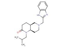 (4aS*,8aR*)-6-(1H-benzimidazol-2-ylmethyl)-1-isobutyloctahydro-1,6-naphthyridin-2(1H)-one