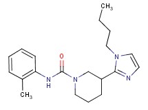 3-(1-butyl-1H-imidazol-2-yl)-N-(2-methylphenyl)-1-piperidinecarboxamide