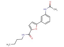 5-[3-(acetylamino)phenyl]-N-butyl-2-furamide