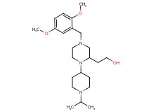 2-[4-(2,5-dimethoxybenzyl)-1-(1-isopropyl-4-piperidinyl)-2-piperazinyl]ethanol