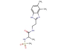 N-[2-(4,5-dimethyl-1H-benzimidazol-2-yl)ethyl]-2-[(methylsulfonyl)amino]propanamide