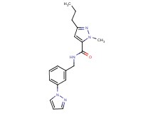 1-methyl-3-propyl-N-[3-(1H-pyrazol-1-yl)benzyl]-1H-pyrazole-5-carboxamide