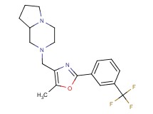 2-({5-methyl-2-[3-(trifluoromethyl)phenyl]-1,3-oxazol-4-yl}methyl)octahydropyrrolo[1,2-a]pyrazine