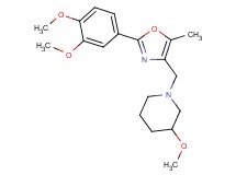 1-{[2-(3,4-dimethoxyphenyl)-5-methyl-1,3-oxazol-4-yl]methyl}-3-methoxypiperidine