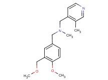 1-[4-methoxy-3-(methoxymethyl)phenyl]-N-methyl-N-[(3-methylpyridin-4-yl)methyl]methanamine