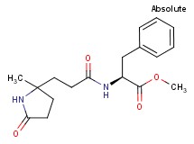 methyl N-[3-(2-methyl-5-oxo-2-pyrrolidinyl)propanoyl]-L-phenylalaninate