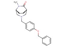 (1S*,5R*)-3-[4-(benzyloxy)benzyl]-6-methyl-3,6-diazabicyclo[3.2.2]nonan-7-one