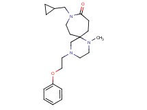 9-(cyclopropylmethyl)-1-methyl-4-(2-phenoxyethyl)-1,4,9-triazaspiro[5.6]dodecan-10-one