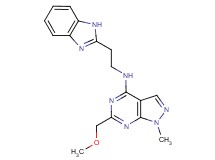 N-[2-(1H-benzimidazol-2-yl)ethyl]-6-(methoxymethyl)-1-methyl-1H-pyrazolo[3,4-d]pyrimidin-4-amine