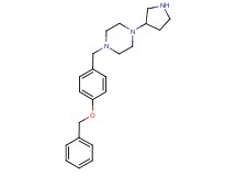 1-[4-(benzyloxy)benzyl]-4-(3-pyrrolidinyl)piperazine dihydrochloride