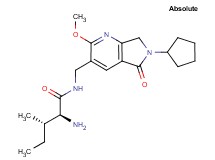 (2S,3S)-2-amino-N-[(6-cyclopentyl-2-methoxy-5-oxo-6,7-dihydro-5H-pyrrolo[3,4-b]pyridin-3-yl)methyl]-3-methylpentanamide