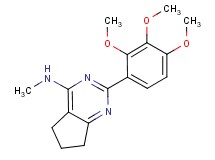 N-methyl-2-(2,3,4-trimethoxyphenyl)-6,7-dihydro-5H-cyclopenta[d]pyrimidin-4-amine