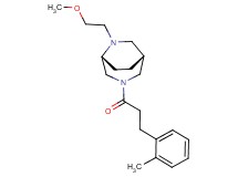 (1R*,5R*)-6-(2-methoxyethyl)-3-[3-(2-methylphenyl)propanoyl]-3,6-diazabicyclo[3.2.2]nonane