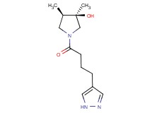 (3R*,4R*)-3,4-dimethyl-1-[4-(1H-pyrazol-4-yl)butanoyl]-3-pyrrolidinol