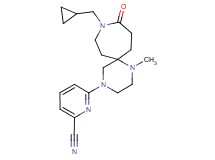 6-[9-(cyclopropylmethyl)-1-methyl-10-oxo-1,4,9-triazaspiro[5.6]dodec-4-yl]pyridine-2-carbonitrile