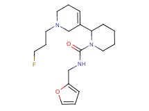 2-[1-(3-fluoropropyl)-1,2,5,6-tetrahydropyridin-3-yl]-N-(2-furylmethyl)piperidine-1-carboxamide