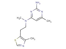 N~4~,6-dimethyl-N~4~-[2-(4-methyl-1,3-thiazol-5-yl)ethyl]pyrimidine-2,4-diamine