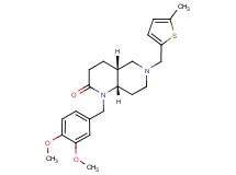 (4aR*,8aS*)-1-(3,4-dimethoxybenzyl)-6-[(5-methyl-2-thienyl)methyl]octahydro-1,6-naphthyridin-2(1H)-one