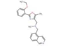 1-[2-(2-ethoxyphenyl)-5-methyl-1,3-oxazol-4-yl]-N-(5-isoquinolinylmethyl)-N-methylmethanamine