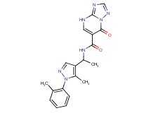 N-{1-[5-methyl-1-(2-methylphenyl)-1H-pyrazol-4-yl]ethyl}-7-oxo-4,7-dihydro[1,2,4]triazolo[1,5-a]pyrimidine-6-carboxamide