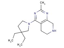 4-(3,3-diethylpyrrolidin-1-yl)-2-methyl-5,6,7,8-tetrahydropyrido[3,4-d]pyrimidine