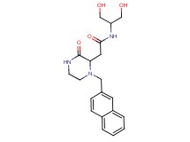 N-[2-hydroxy-1-(hydroxymethyl)ethyl]-2-[1-(2-naphthylmethyl)-3-oxo-2-piperazinyl]acetamide