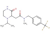 2-(1-isopropyl-3-oxo-2-piperazinyl)-N-methyl-N-[4-(trifluoromethyl)benzyl]acetamide
