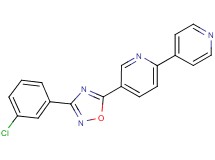 5-[3-(3-chlorophenyl)-1,2,4-oxadiazol-5-yl]-2,4'-bipyridine