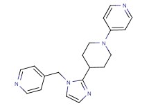 4-{4-[1-(pyridin-4-ylmethyl)-1H-imidazol-2-yl]piperidin-1-yl}pyridine