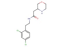 N-[2-(2,4-dichlorophenyl)ethyl]-2-(3-morpholinyl)acetamide hydrochloride