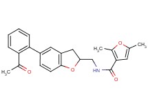 N-{[5-(2-acetylphenyl)-2,3-dihydro-1-benzofuran-2-yl]methyl}-2,5-dimethyl-3-furamide