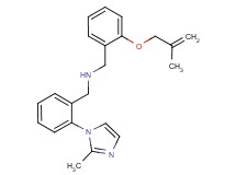 1-[2-(2-methyl-1H-imidazol-1-yl)phenyl]-N-{2-[(2-methylprop-2-en-1-yl)oxy]benzyl}methanamine