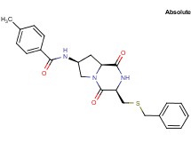 N-{(3R,7S,8aS)-3-[(benzylthio)methyl]-1,4-dioxooctahydropyrrolo[1,2-a]pyrazin-7-yl}-4-methylbenzamide